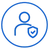 User icon with shield checkmark